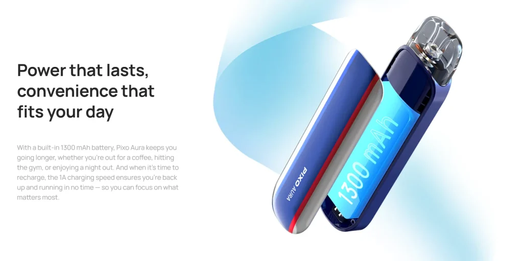Aspire Pixo Aura Pod Kit Battery Life